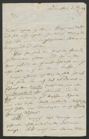 Brief an Robert Schumann : 26.08.1840