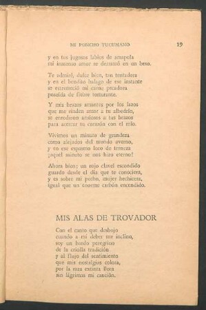 Mis alas del trovador