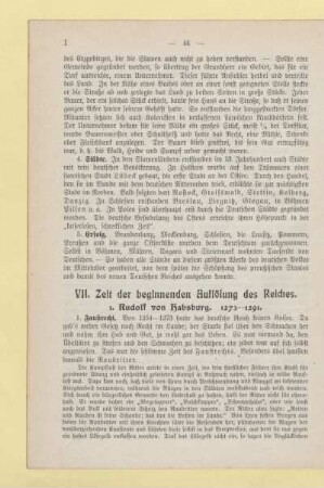 VII. Zeit der beginnenden Auflösung des Reiches