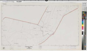 Ostbevern, Westbevern, Milte (Ostbevern, Telgte, Warendorf), Flurbereinigung Bevertal, Zuteilungskarte 2866, Milte Flur 30-31
