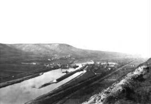 Baustelle der Staustufe Erlabrunn/Main