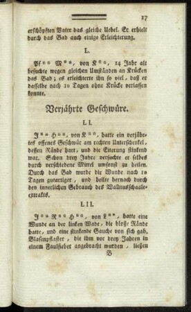 Verjährte Geschwüre