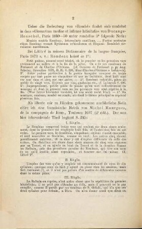 Das Rondel in den französischen Mirakelspielen und Mysterien des XV. und XVI. Jahrhunderts