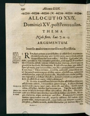 190-196, Allocutio XXIX.