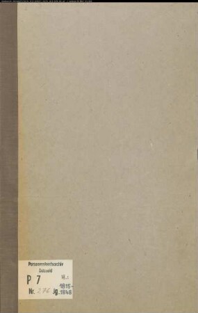 Kirchenbuchduplikate der katholischen Gemeinde (H 1815-1848). (Gemeinde: Vreden, Kreis Ahaus)