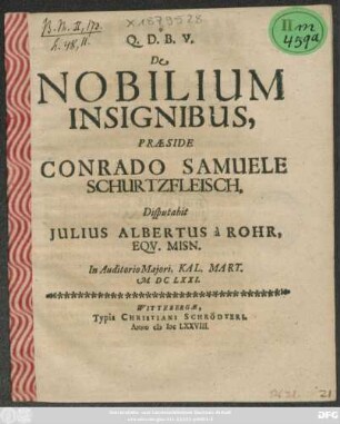 De Nobilium Insignibus