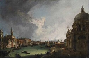 An der Mündung des Canal Grande in Venedig