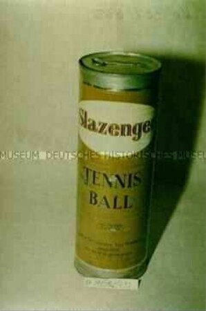 Blechdose mit 3 Tennisbällen "Slazenger TENNIS BALL"