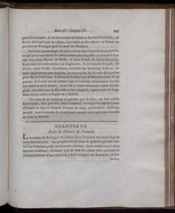 Chapitre VII. Précis de l'histoire du Portugal.