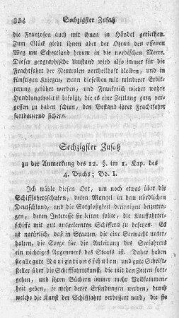 Sechzigster Zusatz zu der Anmerkung des 12. §. im 1. Kap. des 4. Buchs; Bd. 1.