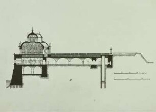 Dresden, Brühlsche Terrasse, Lusthaus auf der Jungfer