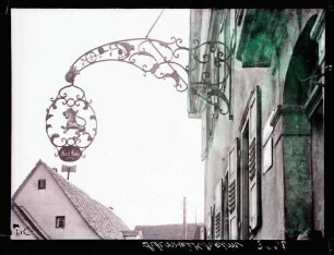Wirtshausschild zum Löwen