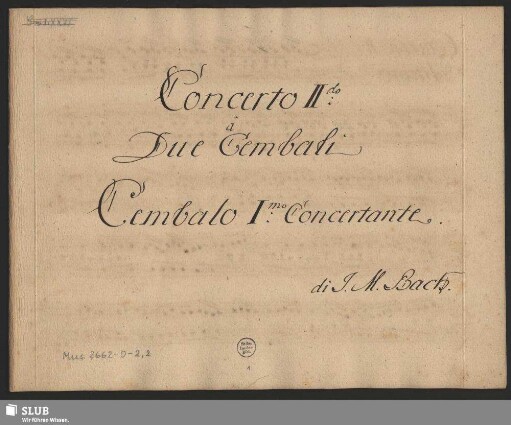 Cembalo I. concertante