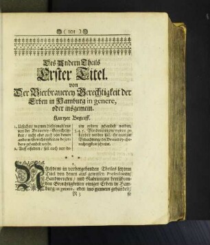 [Erster Titel.- Achtzehender Titel.]