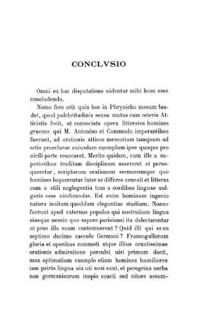 Conclvsio