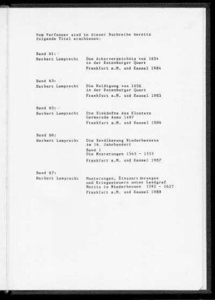 Vom Verfasser sind in dieser Buchreihe bereits folgende Titel erschienen ...
