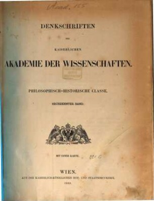 Denkschriften. 16. 1868