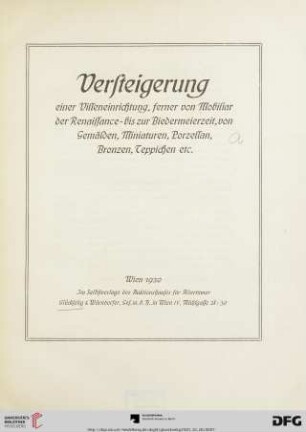 Versteigerung
