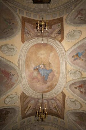 Katholische Kirche Sankt Philipp Neri und Sankt Johannes der Täufer, Studzianna (powiat opoczyński), Polen
