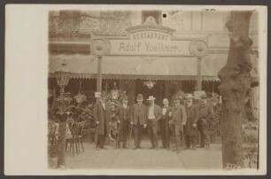 Ansichtskarte Restaurant Adolf Voelkner, Hasenheide 20