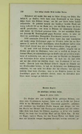 Neuntes Kapitel. Die fränkischen (salischen) Kaiser