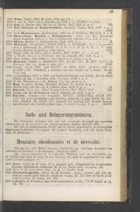 Noth- und Belagerungsmünzen