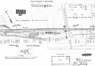 Eislingen (Fils): Nebengebäude Abort Lageplan