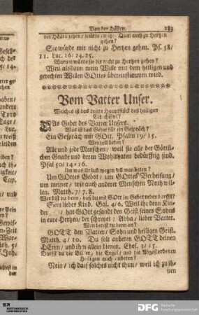 Vom Vatter Unser.