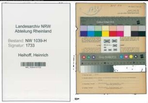 Entnazifizierung Heinrich Heihoff , geb. 28.09.1905 (Milchhaendler)