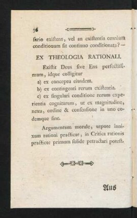 36-36, Ex Theologia Rationali.