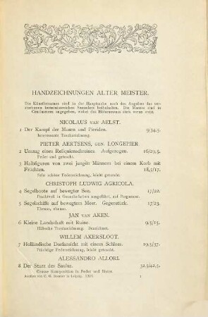 Leipziger Kunst-Auction von C. G. Boerner : ...Versteigerung am..., 62