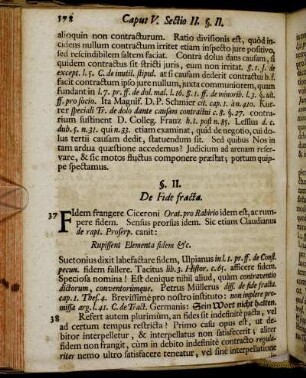 §. II. De Fide fracta.