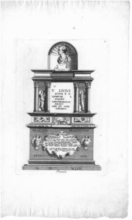 Grafik 'Grabmal für Titus Livius'