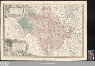Principatvs Silesiae Oppaviensis novissima Tabula geographica