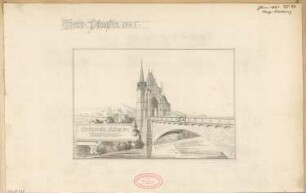 Brückenportal Monatskonkurrenz Juni 1885: Perspektivische Ansicht