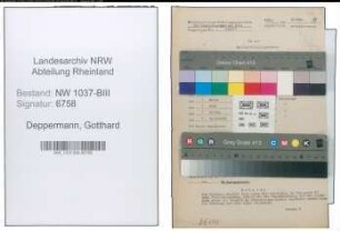 Entnazifizierung Gotthard Deppermann , geb. 28.02.1899 (Gefluegelzuechter)