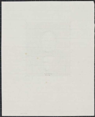 Icones Professorum Marpurgensium — Bildnis des August Friedrich Vilmar (1800-1868) — Rückseite