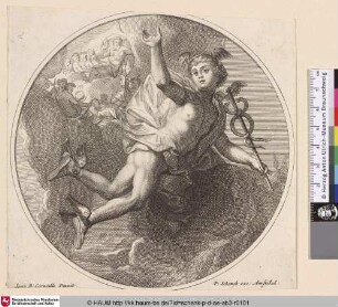 [Hermes, im Rund]