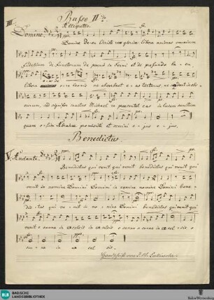 Requiems. Excerpts - K 3170 Nr. 640 : V (4), Coro maschile, org; c; StrK WoO 6.15a