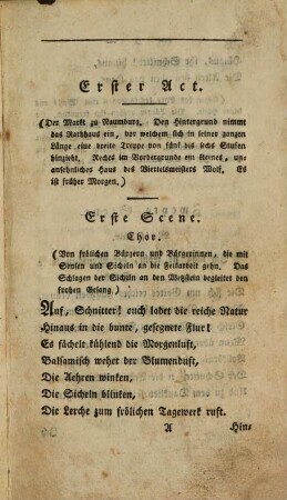 Die Hussiten vor Naumburg im Jahr 1432 : ein vaterländisches Schauspiel mit Chören in fünf Acten