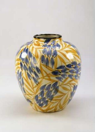 Vase mit floralem Dekor, Seriennummer 1853