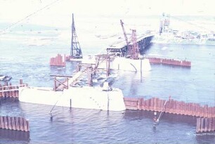 Wehr Geesthacht/Elbe, Verladeüberbrückung Pfeiler 4 + 5