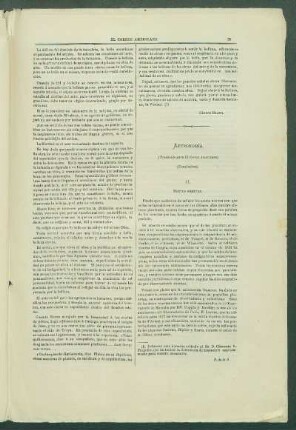Astronomía. (Conclusión). : (Traducido para El Correo Americano)