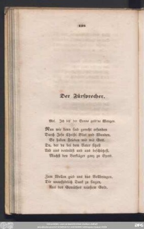 Der Fürsprecher.