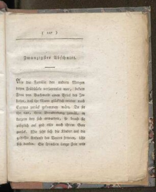 Zwanzigster Abschnitt