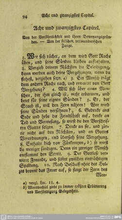 Acht und zwanzigstes Capitel