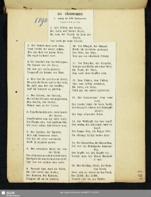 1790 Vögelhochzeit: GVt Reiger, gut Reiger