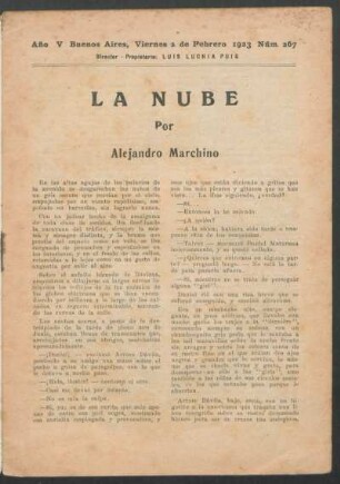 La nube [Parte única]