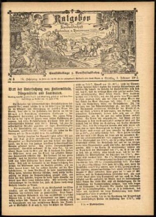 Ausgabe vom Sonntag, den 05. Februar 1905.