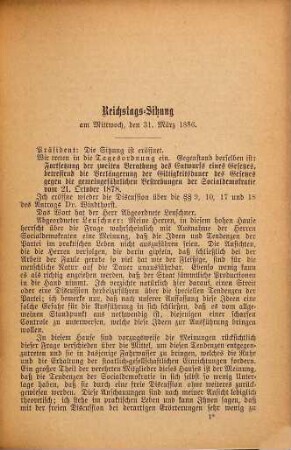 Die Socialdemokratie vor dem Deutschen Reichstage : Stenographischer Bericht der Verhandlungen des Deutschen Reichstags, 4